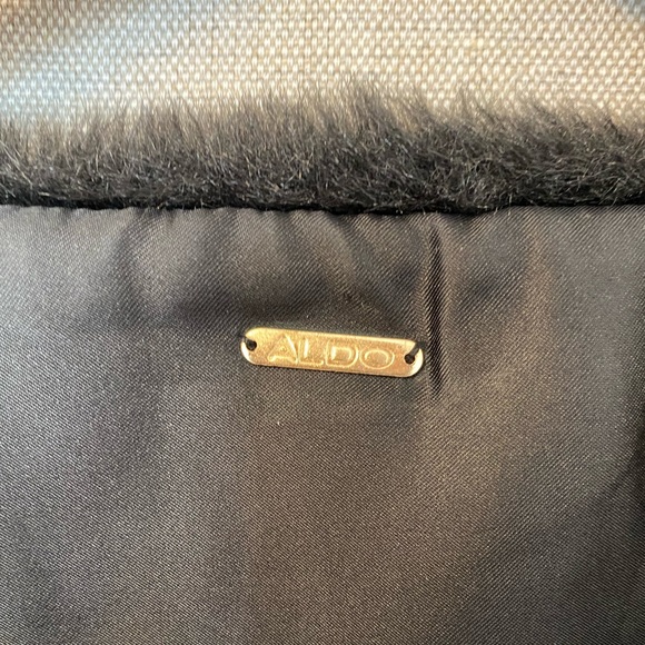 ALDO Faux Fur black Vest - Picture 3 of 7